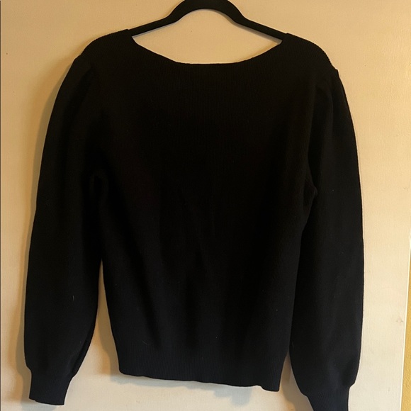 Black Ruched Sweater - Picture 7 of 7